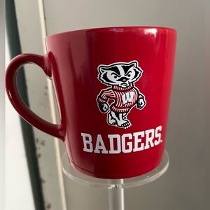 NEW RFSJ Wisconsin Badgers Ceramic 16oz Mug, Red